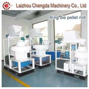Mlýn na pelety z prstence biomasy s Ce